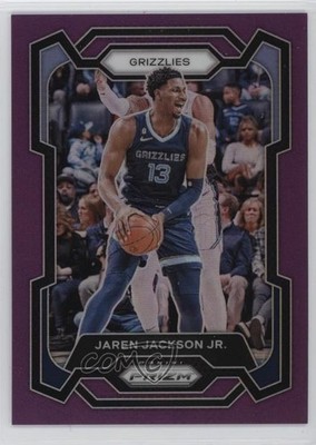 2023-24 Panini Prizm Purple Prizm 36/99 Jaren Jackson Jr #61 0e9i
