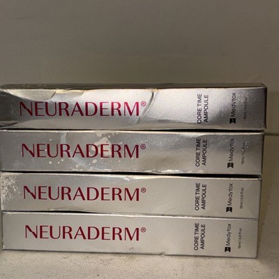 Meditox neuraderm Core Time Ampoule 15mL 0.5 Fl Oz All Exp1/27 Four Pack Sealed