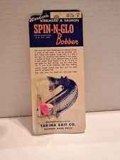 VTG Worden's Spin-n-Glo Fishing Lure Yakima Bait Steelhead on Original Card 