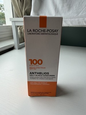 La Roche-Posay Anthelios SPF 100 Body & Face Milk Fragrance-Free 3.0 fl oz