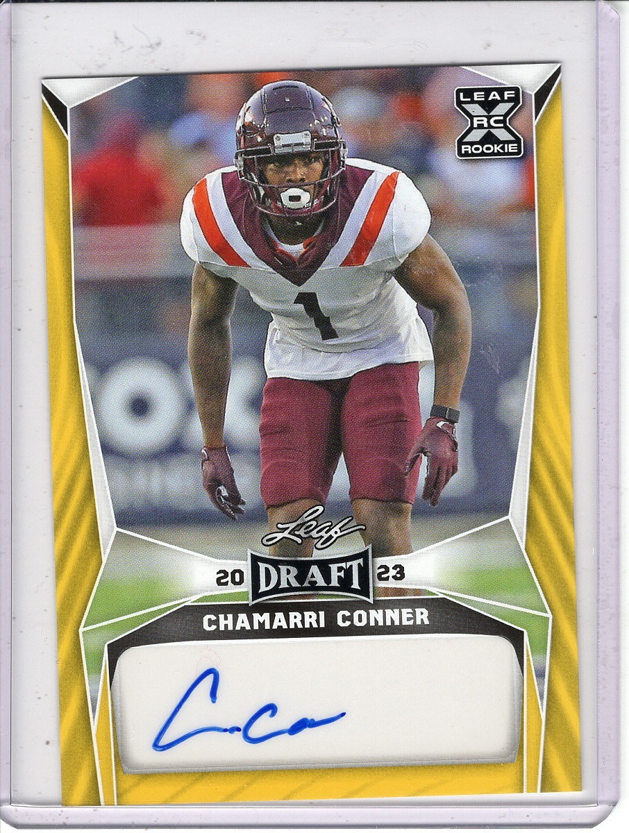 Chamarri Conner Leaf Draft Autographs #CC1 Gold