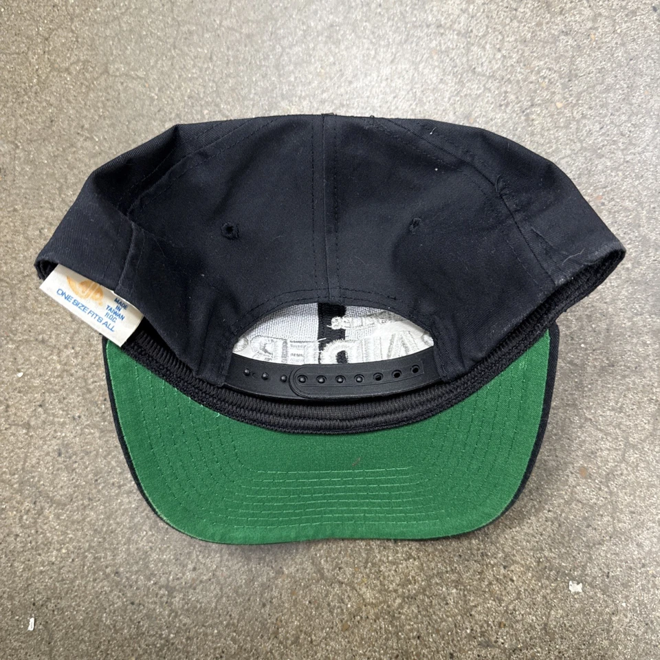 80s Los Angeles Raiders Block Text Snapback Hat Cap Oakland AJD Vintage CLEAN! - Image 3 of 4