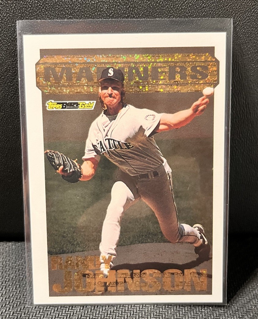 1994 Topps #10 Randy Johnson Black Gold Seattle Mariners