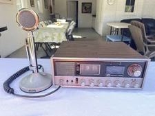 Rare!!Vintage PACE Sidetalk 1000B Base Station W/Astatic D-104 Microphone