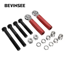 For Mustang Adjustable Outer Tie-rod Ends For Maximum Bump Steer Kit Manual Rack