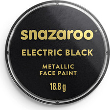 Classic Face and Body Paint, 18Ml, Metallic Black