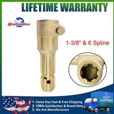 PTO Extender 1-3/8 inch 6 Spline Male - Female Adapter For Up To 70 HP Tractor