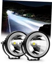 4 Inch Round LED Pod Lights, 60W 6000LM LED 2pcs 4 inch White Light Spotlight