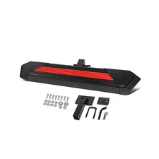 35" Rear Bumper Hitch Step, 2" Receiver, Steel, Black, Easy Climb