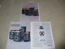 Pioneer HPM Series Speaker Ad, 3 pgs, '78, Specs, Info, HPM 100, HPM-150, 60, 40