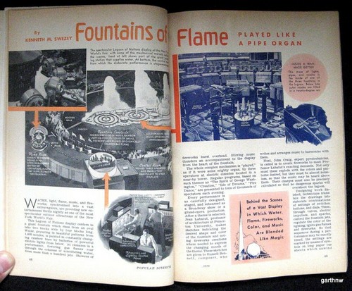 SURFING LIFEGUARDS 1939 PICTORIAL WITH SURFBOARDS LA + FOUNTAINS OF FLAME NYWF - Picture 2 of 2