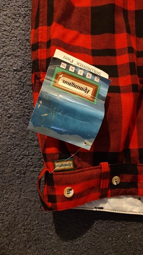 Remington Red/Black Hunting Pants (M) New w Tags - Picture 3 of 8