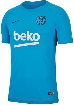 MEN'S NIKE FC BARCELONA 2019/2020 TRAINING FOOTBALL SOCCER SHIRT