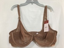 Joyspun Bra Women  s Brown Mesh Sheer Unlined Underwire Back Closure Many sizes