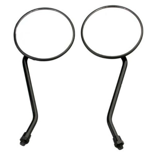 Pair of Universal Round Mirrors For Motorbike 22mm 7/8" bars Enduro Dirt Bikes - Picture 8 of 12