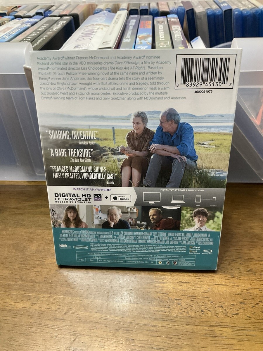 Olive Kitteridge Blu-ray HBO slipcover OOP Frances McDormand Bill