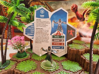 Heroscape Zambi benutzerdefinierter Held und Kartenerweiterungseinheit Charakter