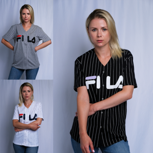 fila button down shirt