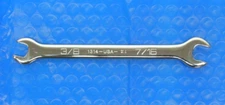 NEW! Wright 1314, 3/8" x 7/16" Open End Wrench 5-1/2" USA HR