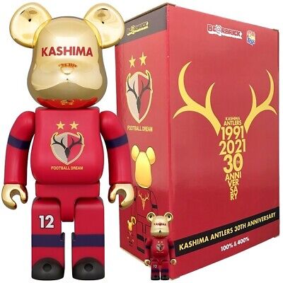 BE@RBRICK KASHIMA ANTLERS 30th ANNIVERSARY 100% & 400% 2 BE@RBRICK KASHIMA ANTLERS 30th ANNIVERSARY 100% & 400% 2