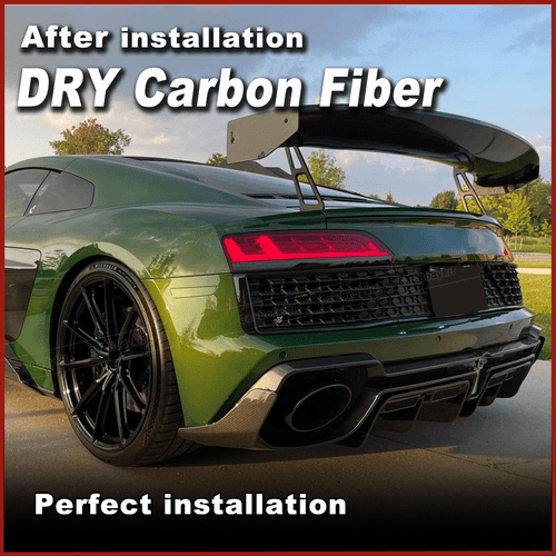 Se adapta a Audi R8 V10 2022-24 Dry Carbon parachoques trasero difusor difusor trasero - Imagen 3 de 12