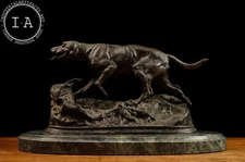 P.J. Mêne Bronze Bird Dog Statue Reproduction Cast
