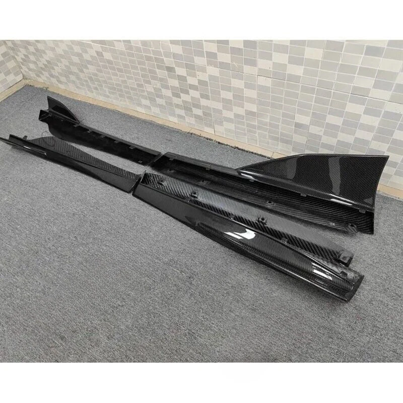 Faldas laterales de fibra de carbono para McLaren 540C 570S 570GT 15-21 600LT estilo Foto 2 de 4