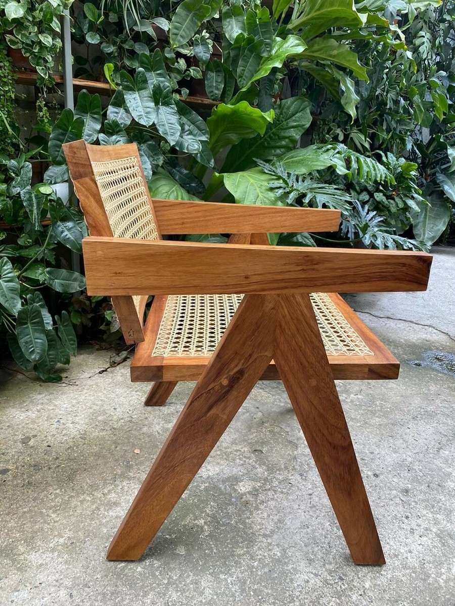 廃盤 JEANNERET CHANDIGARH Vintage Chandigarh Chair by Pierre Jeanneret for sale at Pamono