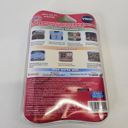 VTech V.Smile Pocket NICKELODEON: DORA THE EXPLORER FIX-IT ADVENTURE Game NEW - Picture 4 of 14