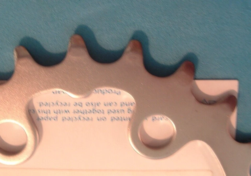 Передняя звездочка Shimano M737 Deore XT/LX K-22T x 58BCD MTB НОВАЯ/новая из старых запасов от 5 до 9 скоростей -'00 как новая - Изображение 3 из 4