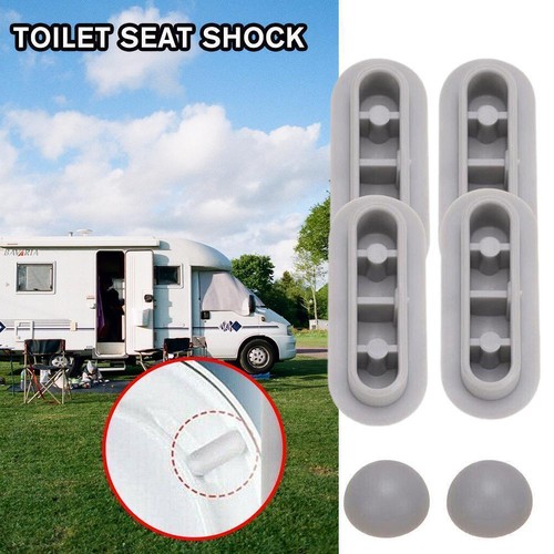 4X Toilet Seat Shock-proof Buffers Bumpers Replacement Pads .UK |NeW - Picture 5 of 11