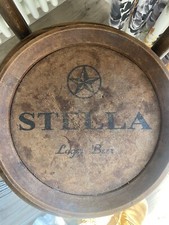 Insegna legno sughero STELLA lager beer Vintage