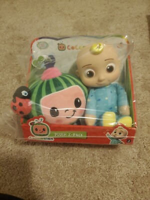 CoComelon NEW in Box Plush 2 Pack JJ and Melon 8'' Plush Toys