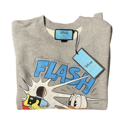 GUCCI ドナルドダック FLASH! Tシャツ グレー Gucci New With Tags X Disney Donald Duck Limited Edition Grey