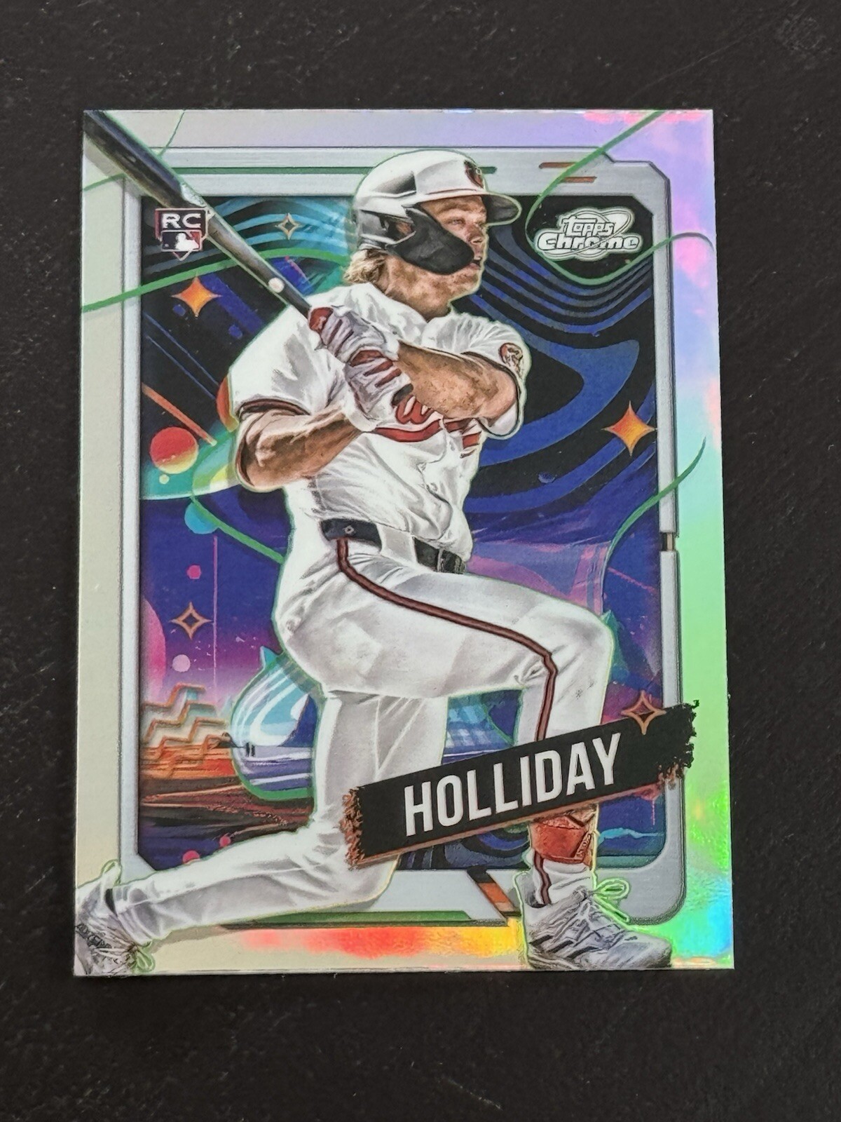 Jackson Holliday 2024 Topps Cosmic Chrome Refractor RC #7 Orioles