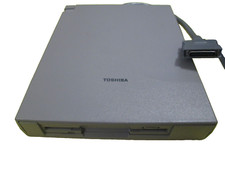 Vintage Toshiba FDD Attachment Case 3.5" External floppy Drive