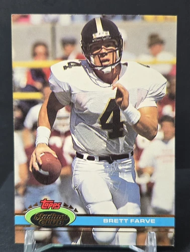 1991 🏈 Topps Stadium Club - #94 Brett Favre Rookie Card