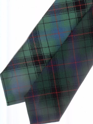Tartan Tie Clan Davidson Scottish Wool Plaid 