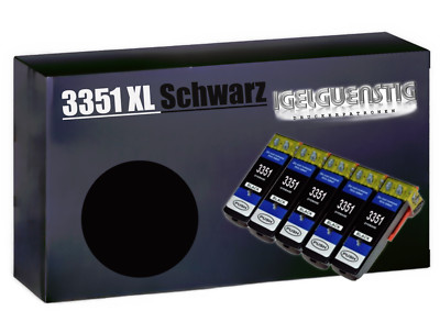 5x XL Druckerpatronen kompatibel bk für Epson XP540,XP640,XP900,XP530
