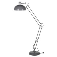 Metal Grey Angle Floor Lamp | 185cm H