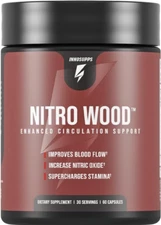 New Inno Supps Nitro Wood Performance Enhancer Circulation Support 60 Capsules