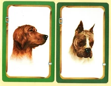 Giordano dogs vintage swap cards playing card single pr