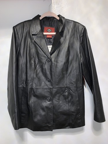 Genuine Leather Coat Marc mattis | eBay