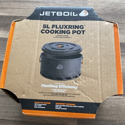 Jetboil - 5L Cook Pot & Lid - Fluxring Cooking Pot Brand New/5