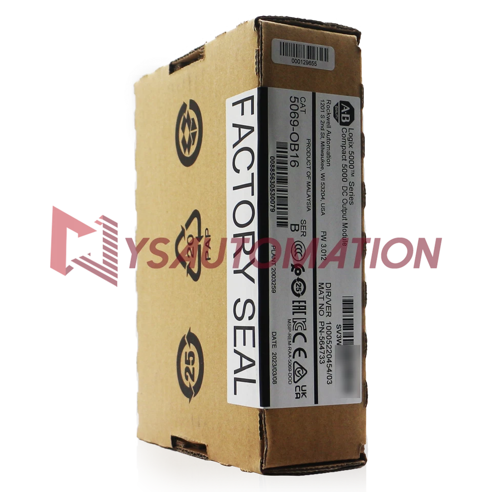 Новый Allen Bradley 5069-OB16 компактный ввода/вывода 16 канал 24V постоянного тока источник выход модуль - Изображение 4 из 4