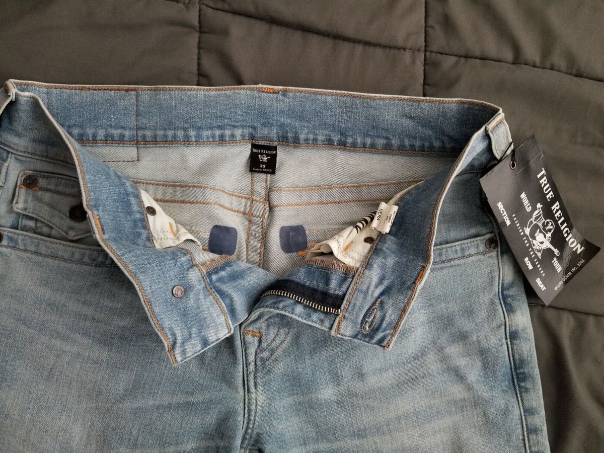 RARE New Authentic True Religion Billy 34 W 33 L Leather