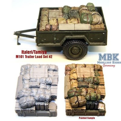 VALUE GEAR VLGITT02 M101 Tamiya/Italeri Trailer Load Set #2