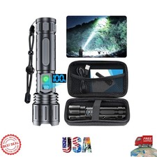 Waterproof 2000 Lumens Rechargeable LED Flashlight - Ideal for Camping  Hiking
