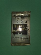 Fleer Marvel Masterpieces 1994 Hildebrandt Brothers Pack 10 Cards Sealed