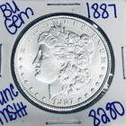 1887 BU UNCIRCULATED MORGAN SILVER DOLLAR AUTHENTIC U.S. MINT FREE SHIPPING 8280